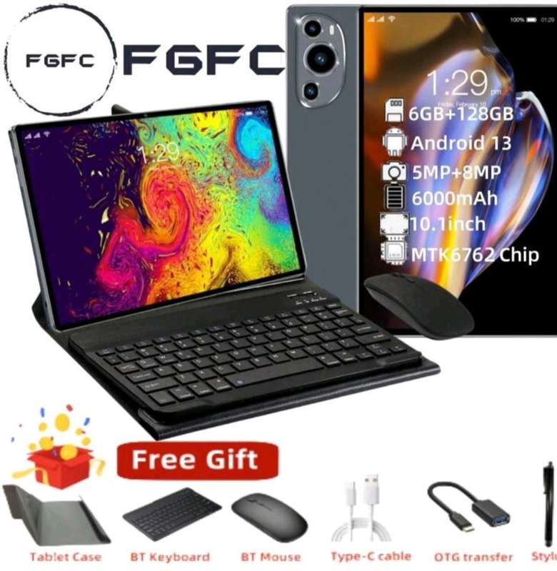 Brand New In Box  Android 13 Tablet with mutable free gifts