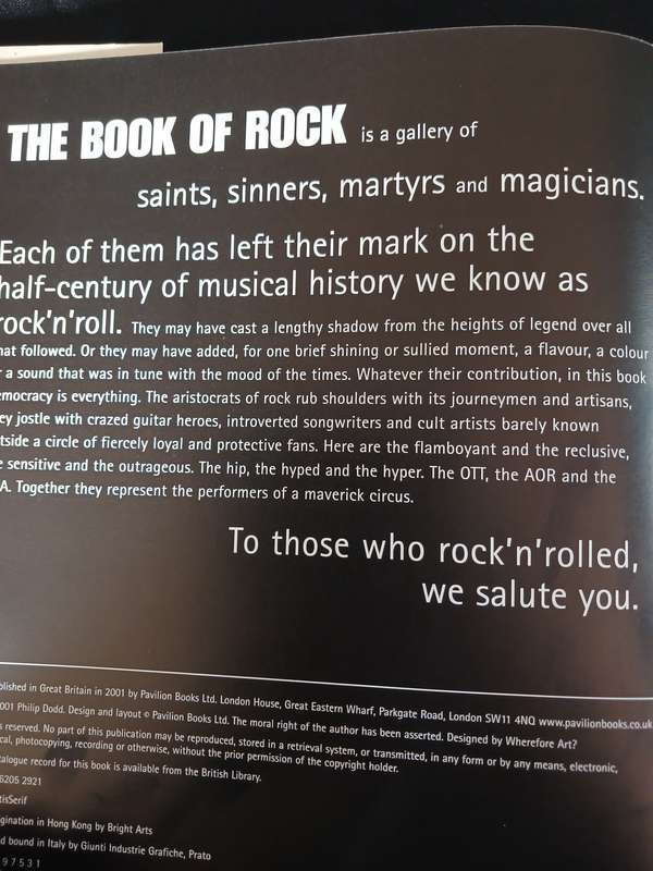 The Book of Rock (2001)  Philip Dodd
