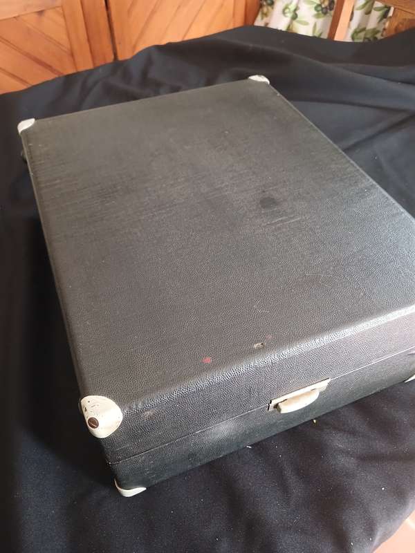 Antique Gramaphone record player