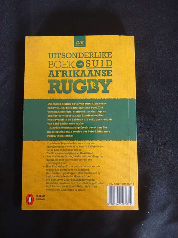 Die Uitsonderlike Boek van Suid Afrikaanse RugbyWim van der Berg