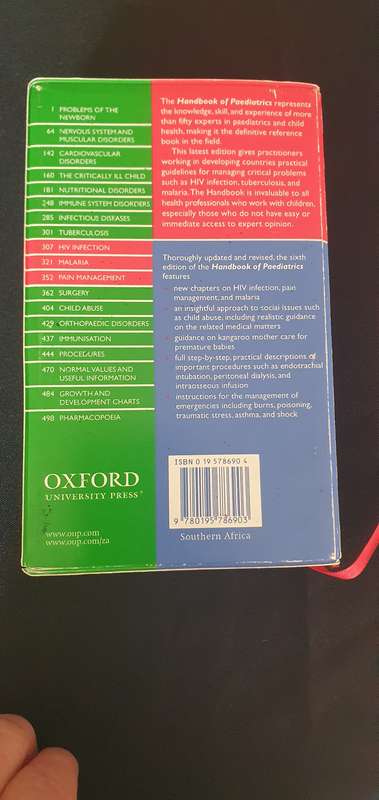 Handbook of Paediatricssixth edition