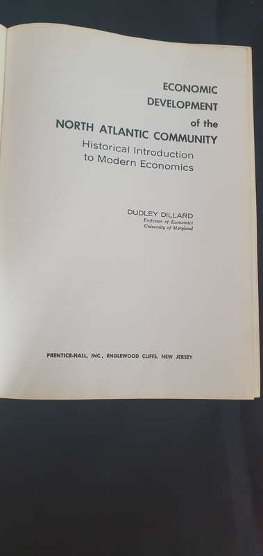 Economic Development of the North Atlantic Community