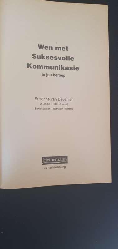 Wen Met Suksesvolle Kommunikasie in jou beroep