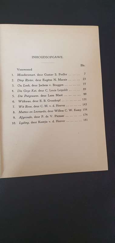 Tien Uitgesoekte KortverhaleM.S.B Kritzinger