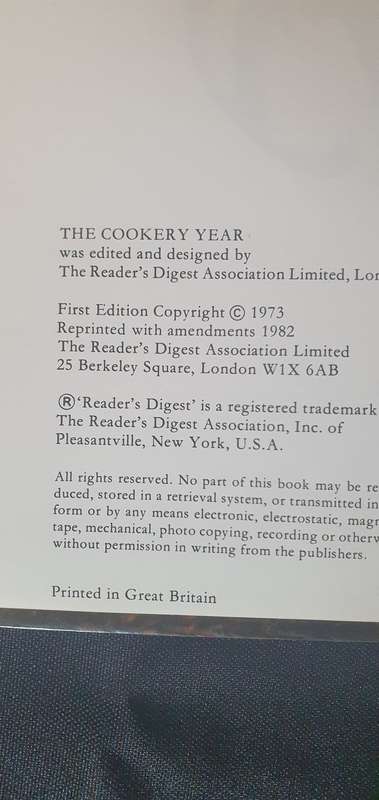 The Cookery Year - Reader's Digest