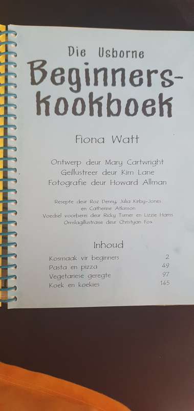 Die Usborne Beginners-kookboek - Fiona Watt