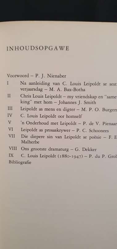 Leipoldt in beeld en woord - PJ Nienaber