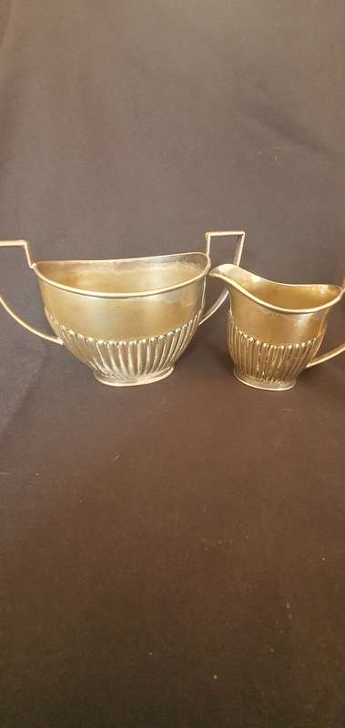 Vintage silver plated Sheffield tea set - epns