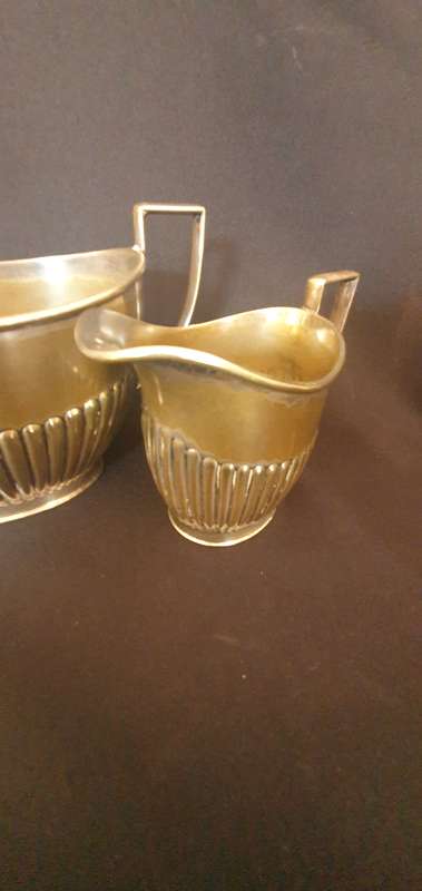 Vintage silver plated Sheffield tea set - epns