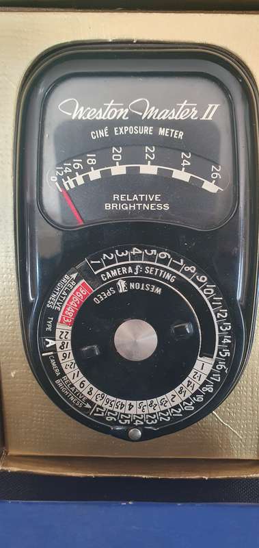 Weston ii  cine exposure meter