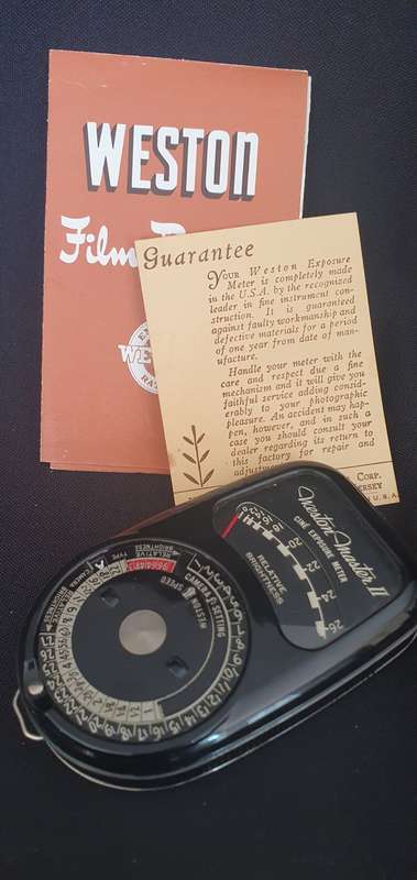 Weston ii  cine exposure meter