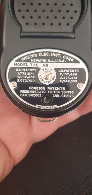 Weston ii  cine exposure meter
