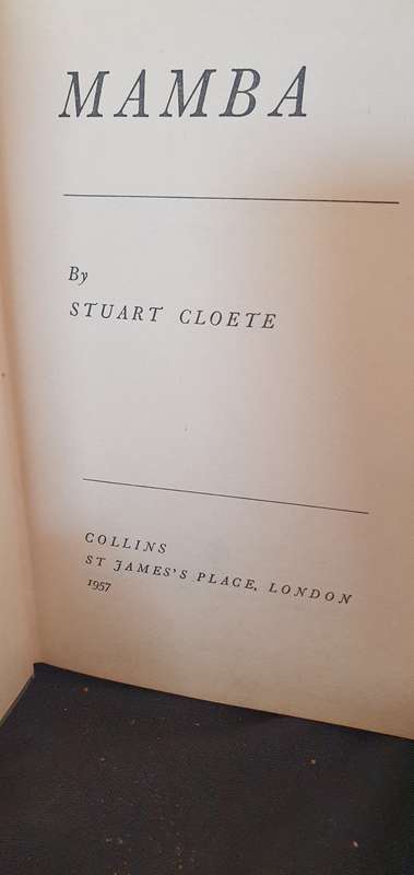 Mamba - Stuart Cloete