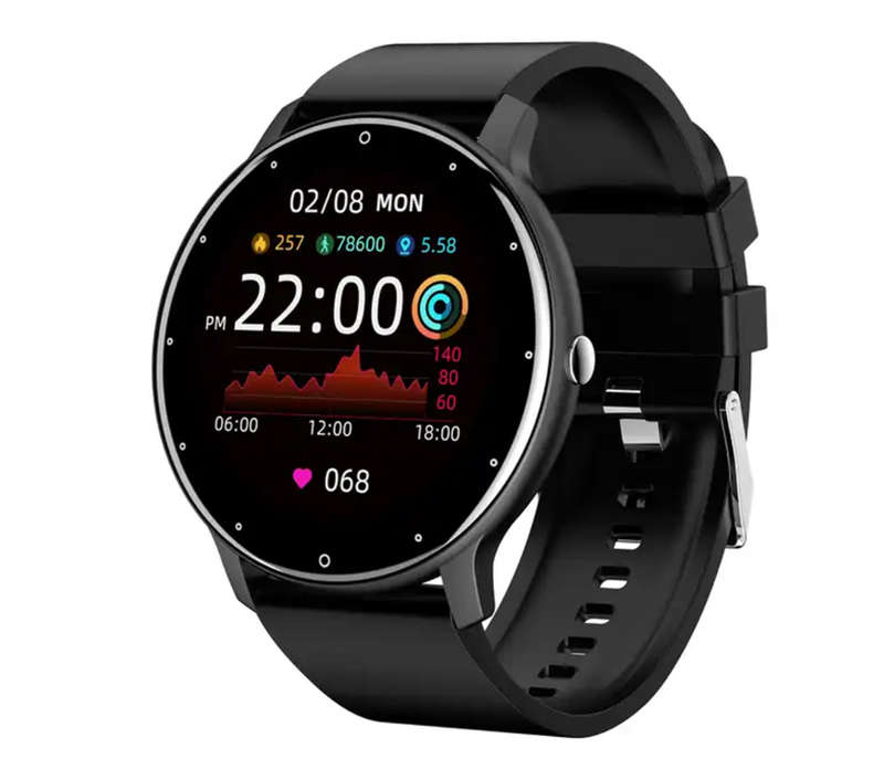 Smartwatch with Heart Rate, Oxygen, BP Monitor - IP67 Waterproof
