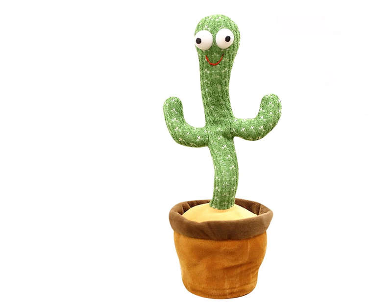 Dancing Cactus Baby Mimicking Recording Music Light Up Baby Interactive Toy
