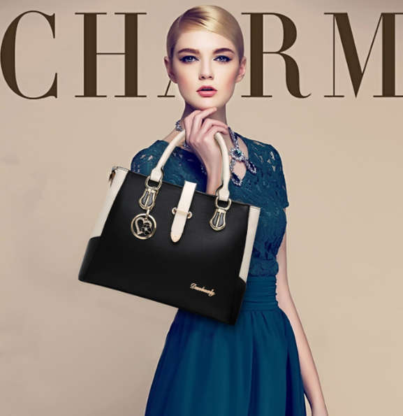 Danbaoly High Quality Ladies PU handbag - Black
