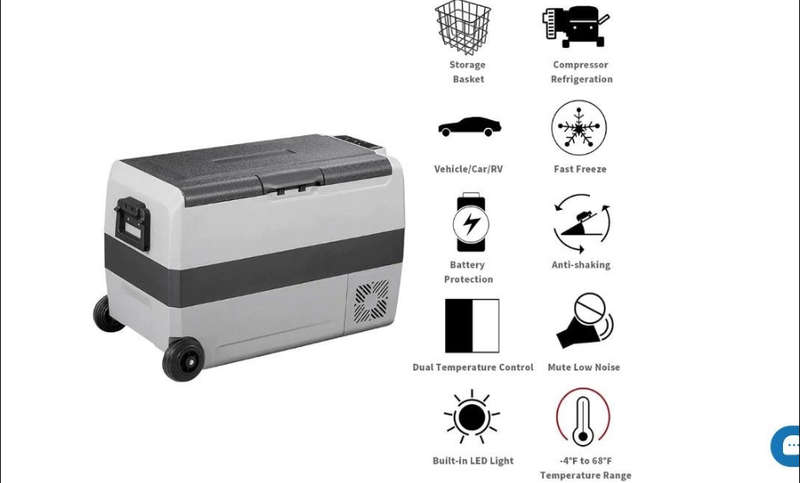Alpicool 50L Portable Refrigerator Car Fridge