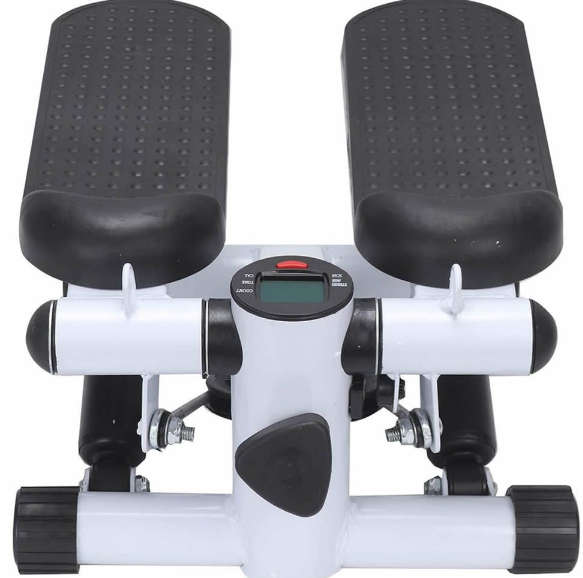 Adjustable Mini Stepper Fitness Swing With Training Tapes And LCD Display