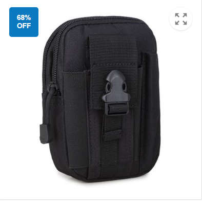Tactical Utility Bag MOLLE Pouch JY-60 - Dimension 18x13cm- Jogging Hiking