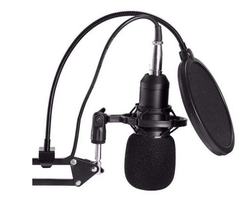 Studio Recording Condenser Microphone Kit for Network Broadcasting BM8W