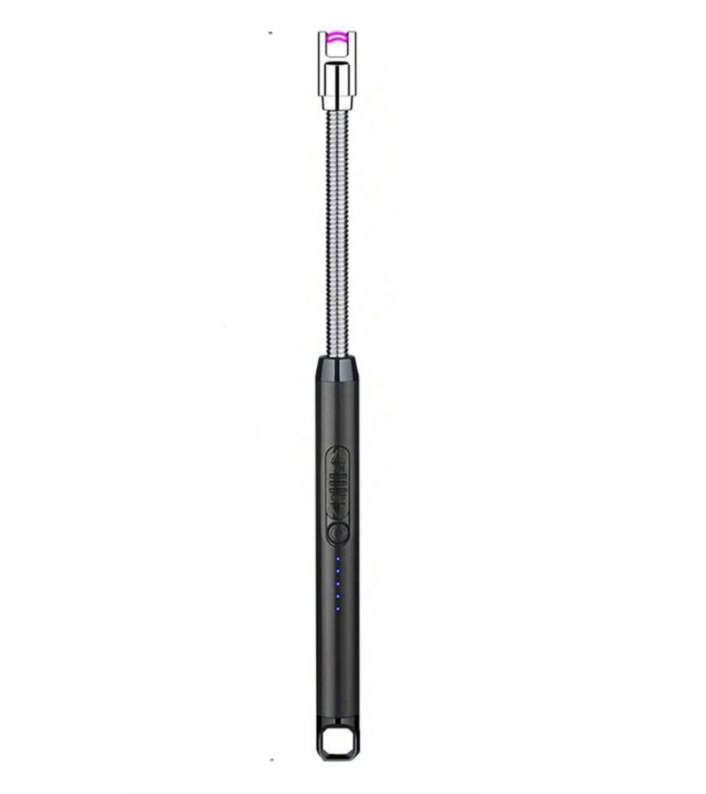 Rechargeable Lithium Battery Electric ARC Lighter - Black