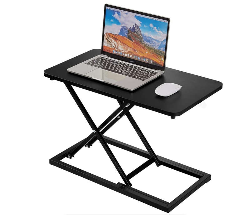 Adjustable Height Converter Standing Desk Riser Lift for Laptop & Monitor