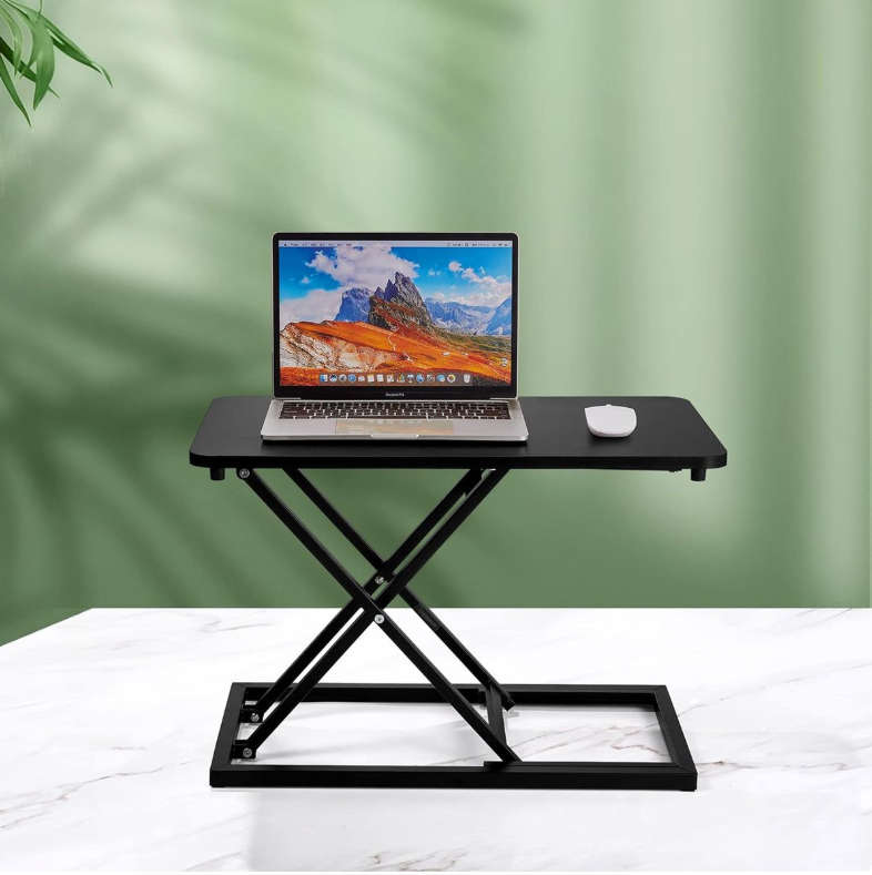 Adjustable Height Converter Standing Desk Riser Lift for Laptop & Monitor