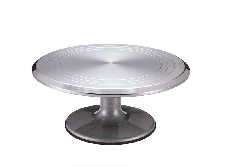 Aluminium Alloy Cake Rotating Turntable - 12"