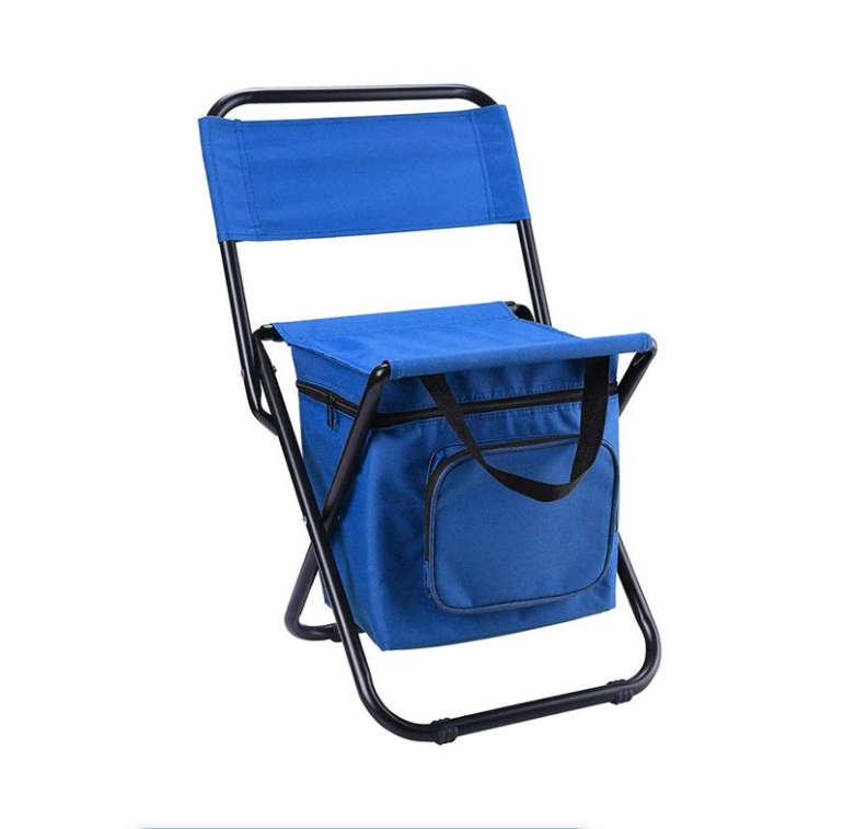 Foldable Backpack Camp & Fishing Chair (blue)