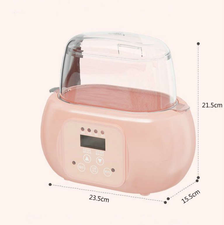 Multi-Function LED Display Double Baby Bottle Warmer & Sterilizer - Pink