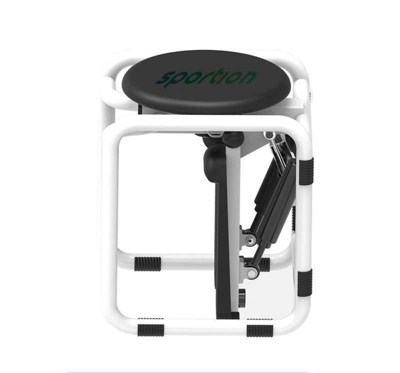 Sportion Multifunction 2-in-1 Fitness Yoga Chair & Exercise Stepper Bench -(Black)