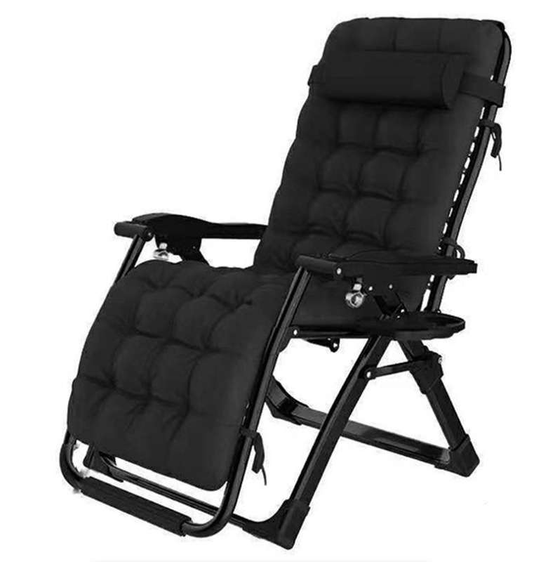 Foldable Sun Lounger Garden Lounge Loading 200kg Chair Nap Chair Outdoor
