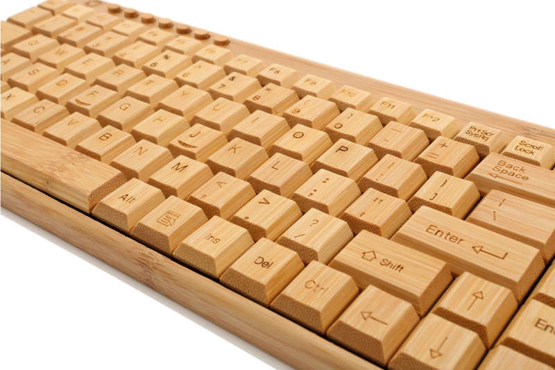 Bamboo Wireless Keyboard and Mouse Combo