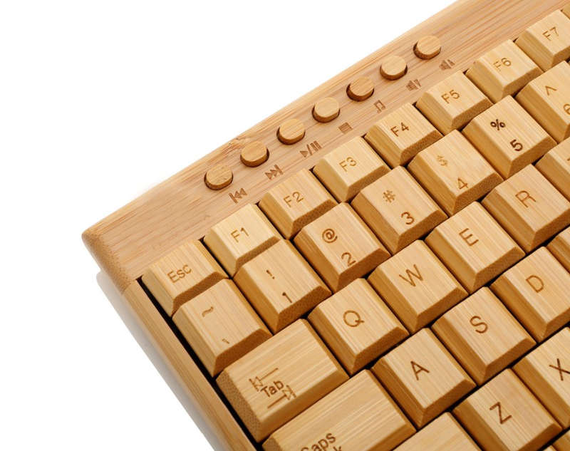 Bamboo Wireless Keyboard and Mouse Combo