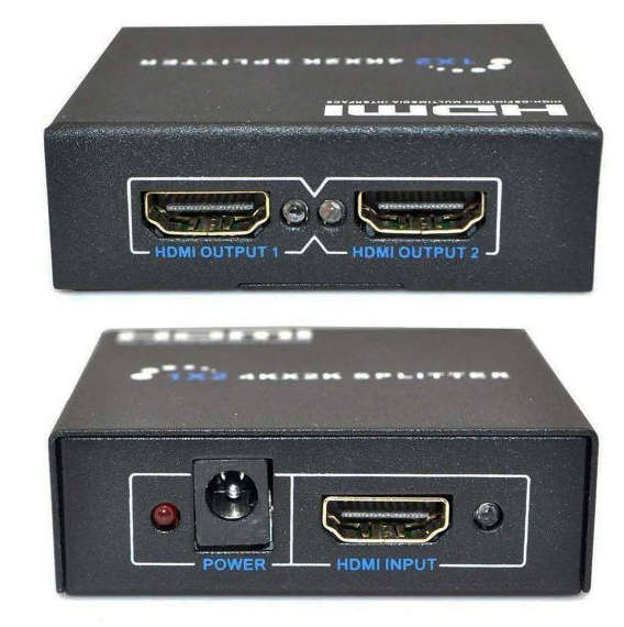 DW HDMI SPLITTER 1 In 2 Out Support 4Kx2K 3D 1080P