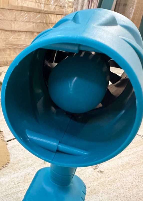 BISUTIME Lithium ion storm turbine fan, outdoor dust removal 48V