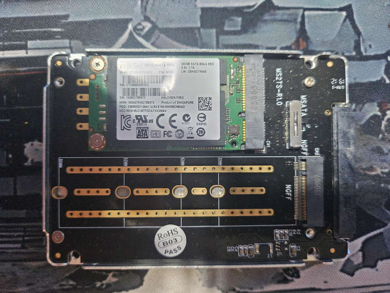 Crucial M500 MSata 240GB SSD