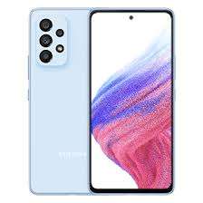 SAMSUNG A53, BLUE,BOX AND POUCH,  EXCELLENT CONDITION