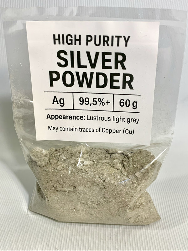High Purity Silver Powder  99.5% (60g)