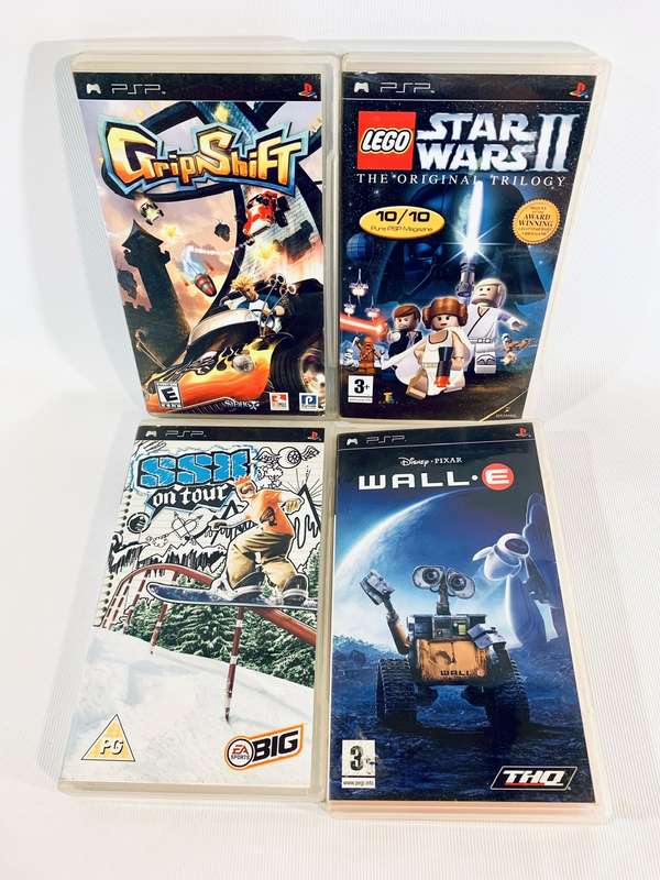 4 x PlayStation Portable (PSP) Games