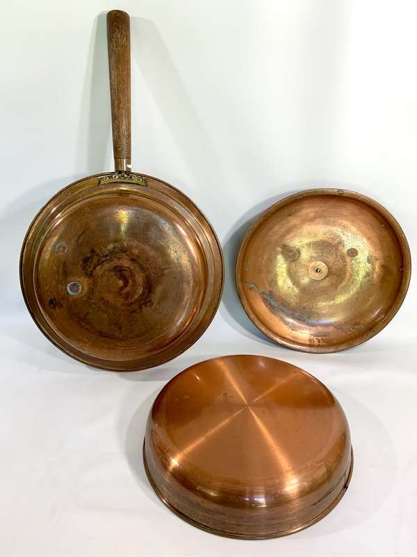 Vintage Copper Chafing Dish Set