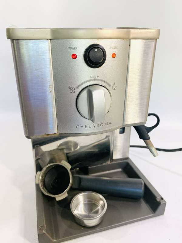 Breville Cafe Roma Espresso Coffee Machine (Works - Needs Drip Tray)