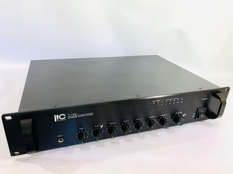 ITC Audio T-120 Mixer Amplifier  120W PA System