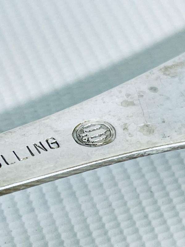 Antique Danish Hallmarked Silver Sauce Ladle - G. Kölling, Copenhagen 1916  13.5cm, 17.8g