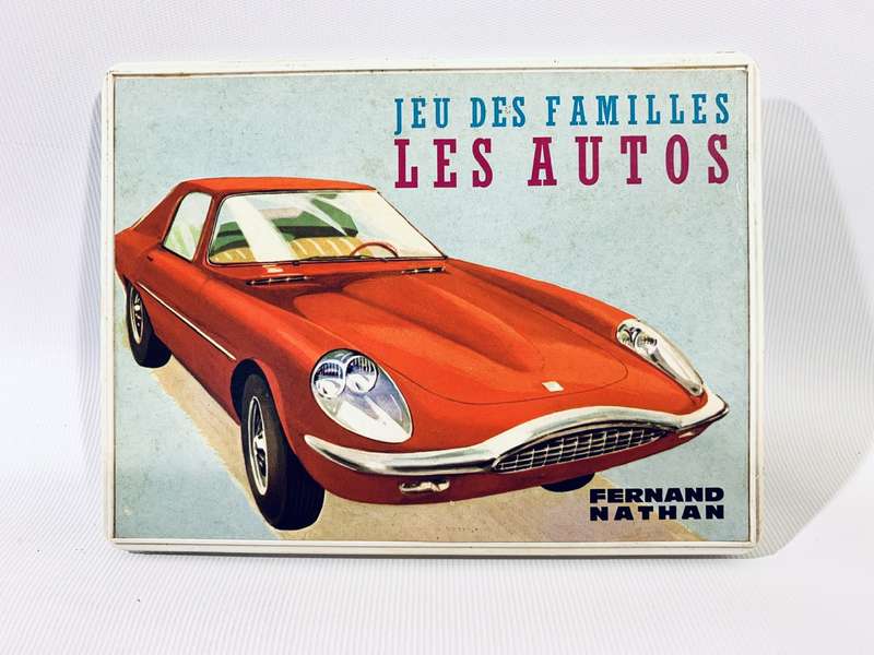 Rare Find: Complete Set of Fernand Nathan Jeu des Familles  Les Autos (Cars) Card Game