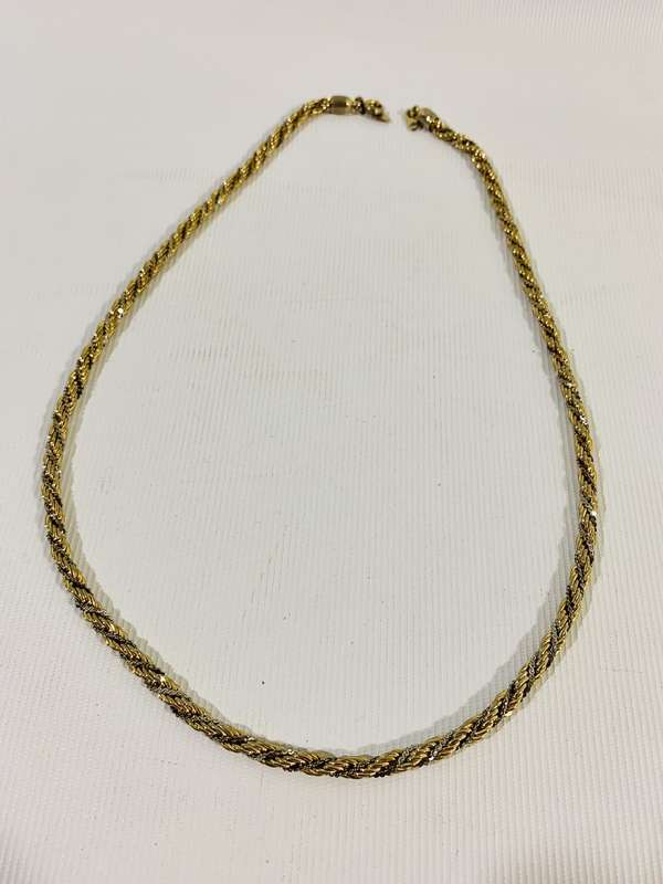 22ct Gold Plated Necklace.