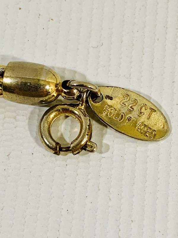 22ct Gold Plated Necklace.