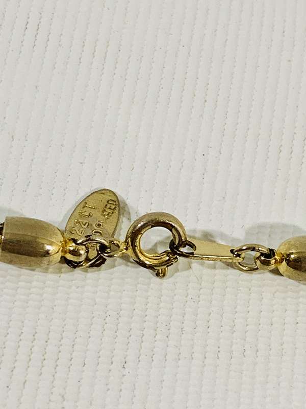 22ct Gold Plated Necklace.