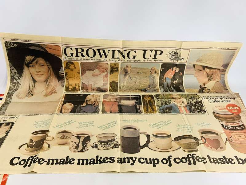 Lady Diana and Prince Charles Magazine Memorabilia