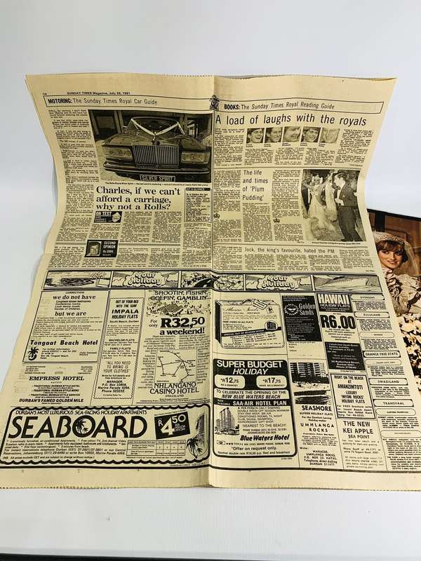 Lady Diana and Prince Charles Magazine Memorabilia